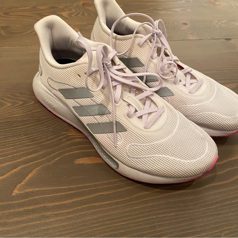 Adidas white trainers size 7.5